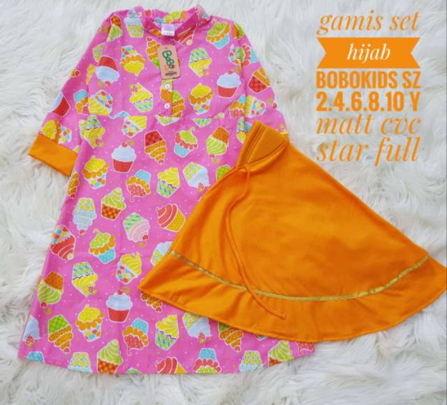 Gamis anak terlaris usia 2- 7 tahun-1