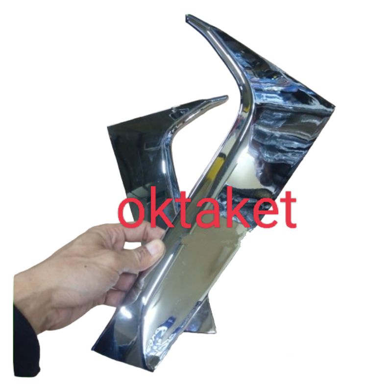 End pilar all new Rush Terios 2018 2020 2022 Gr Sport pillar belakang chrome jsl