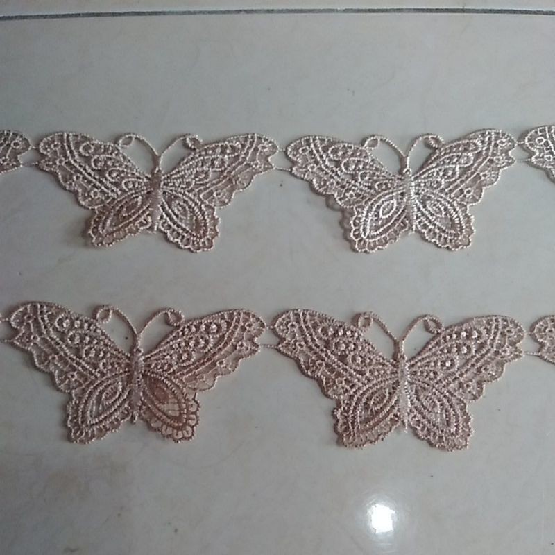 RENDA BORDIR KUPU-KUPU Satuan
