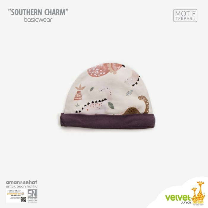 Velvet Junior Topi Bulat Southern Charm - Isi 3 ( VLVT-TP/3)