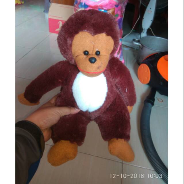 Boneka monyet kecil baby milo