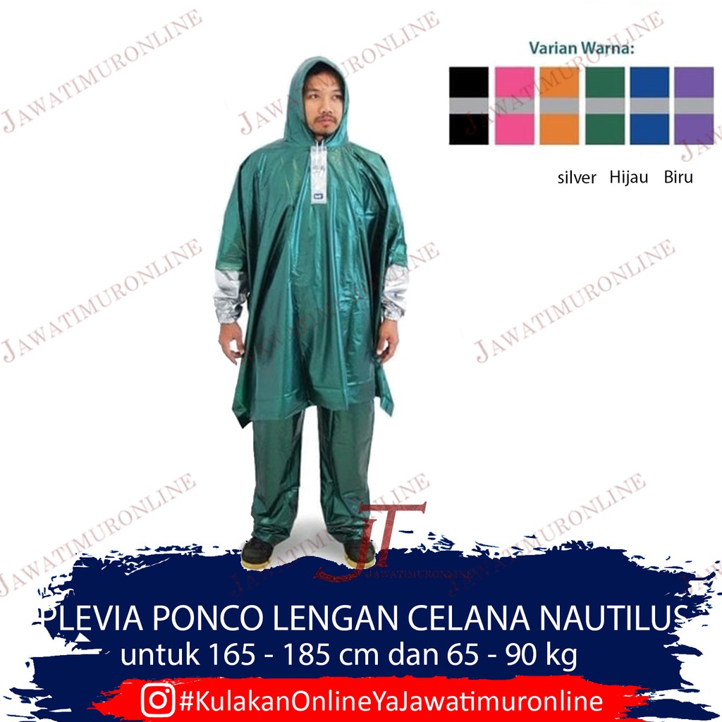 Jas Hujan Ponco Lengan Celana NAUTILUS 734 PLEVIA