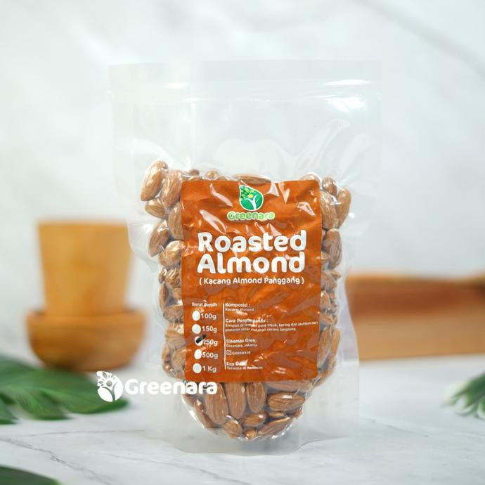 

Promo Awal tahun almond panggang 250 gram Big Sale