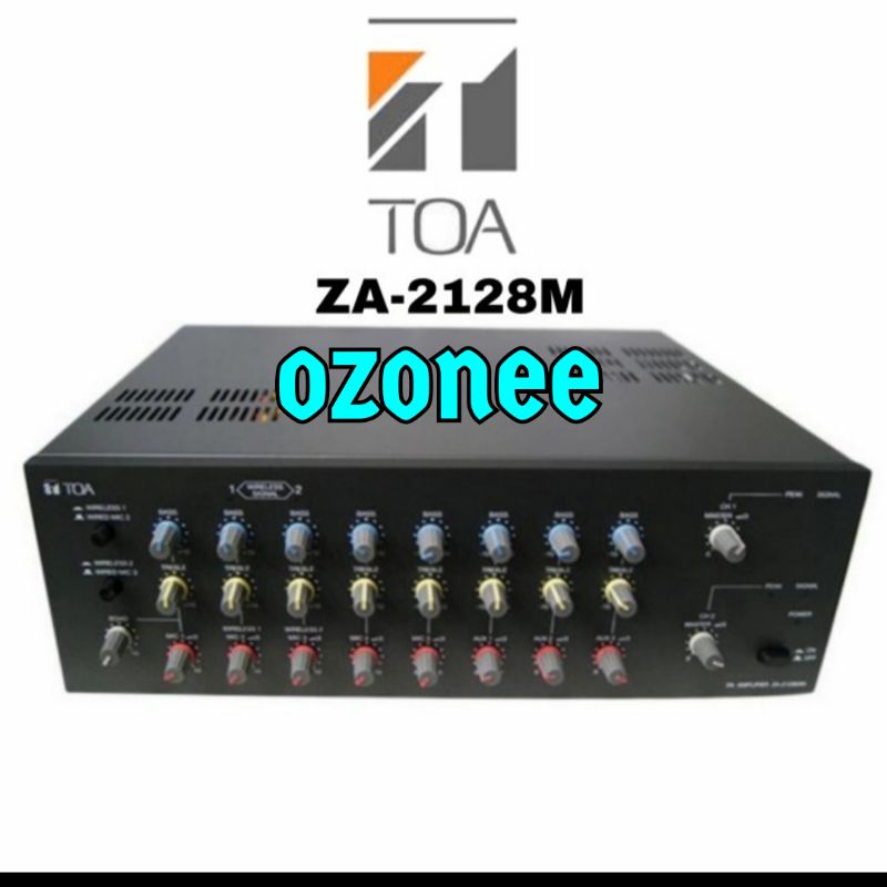 TOA MIXER AMPLIFIER ZA 2128 M TOA ZA 2128M ORIGINAL