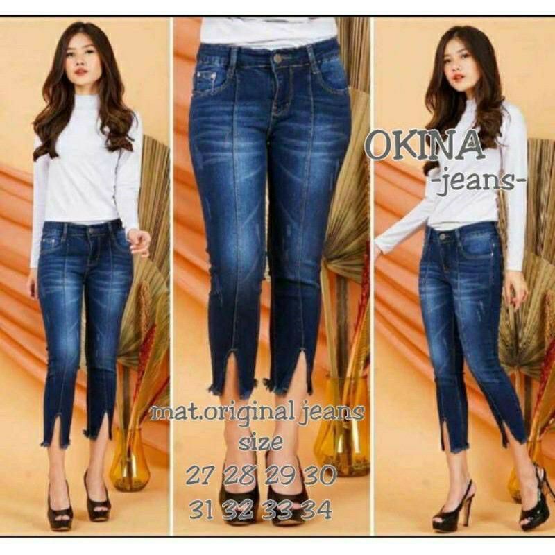 celana jeans wanita // celana wanita//celana terbaru//celana jeans kekinian//celana jeans 7/9#