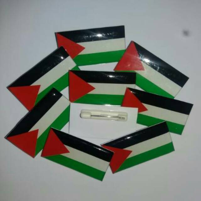 Pin bendera palestina