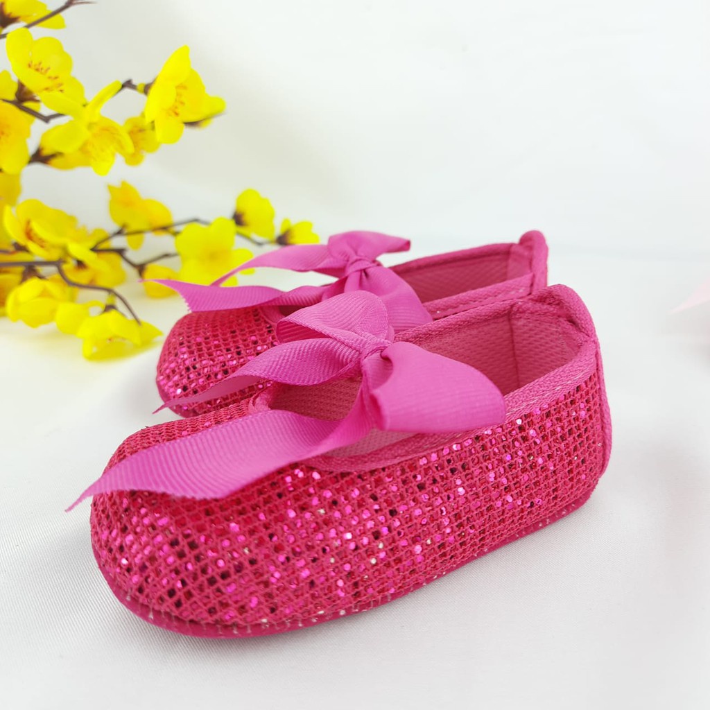 [KHUSUS GROSIR 5PCS] SEPATU PREWALKER ANAK PEREMPUAN 0-12 BULAN FP10g5