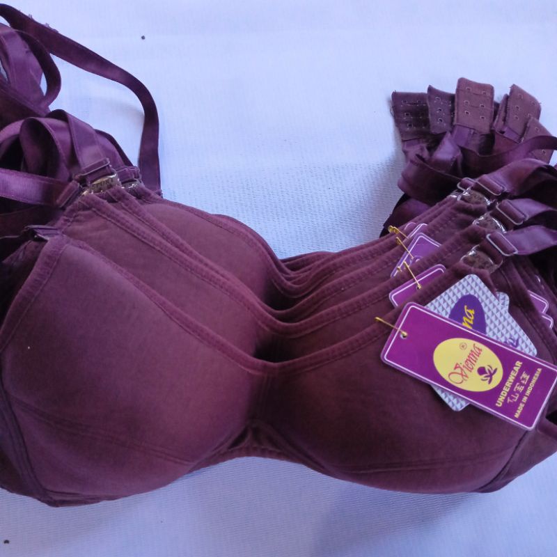 SPORT BRA WANITA BH DEWASA BH CEWEK TANPA KAWAT VIENNA 40-42