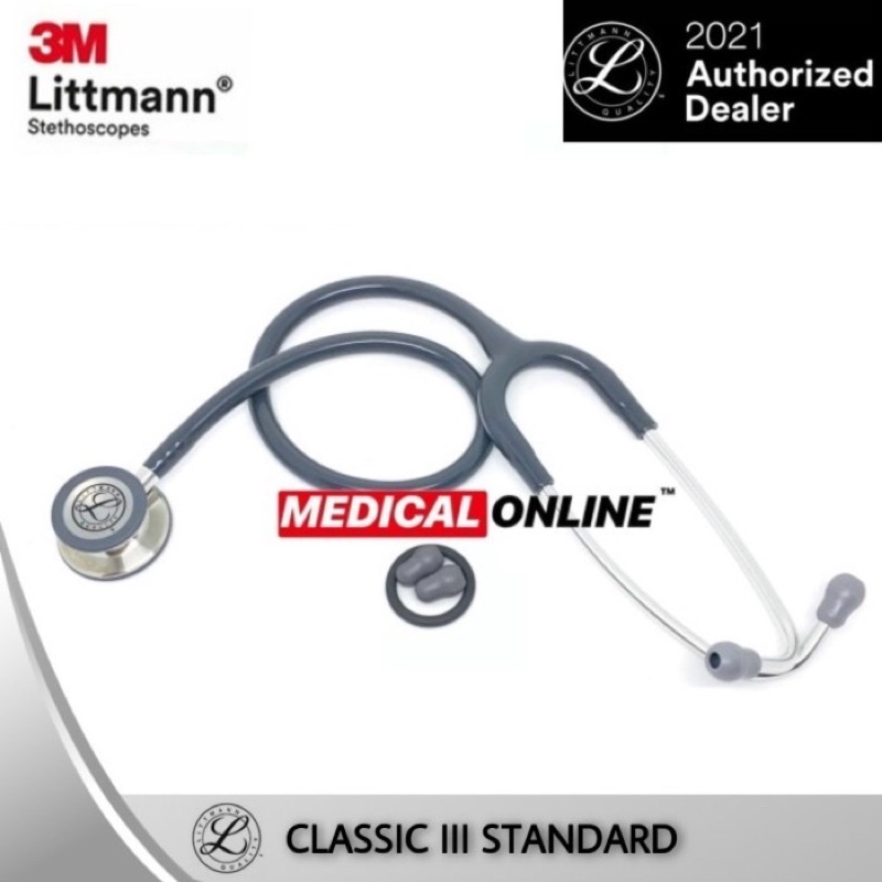 3M STETOSKOP LITTMANN CLASSIC III GRAY 5621 GREY LITMAN LITTMAN LITMANN MEDICAL ONLINE CLASSIC 3