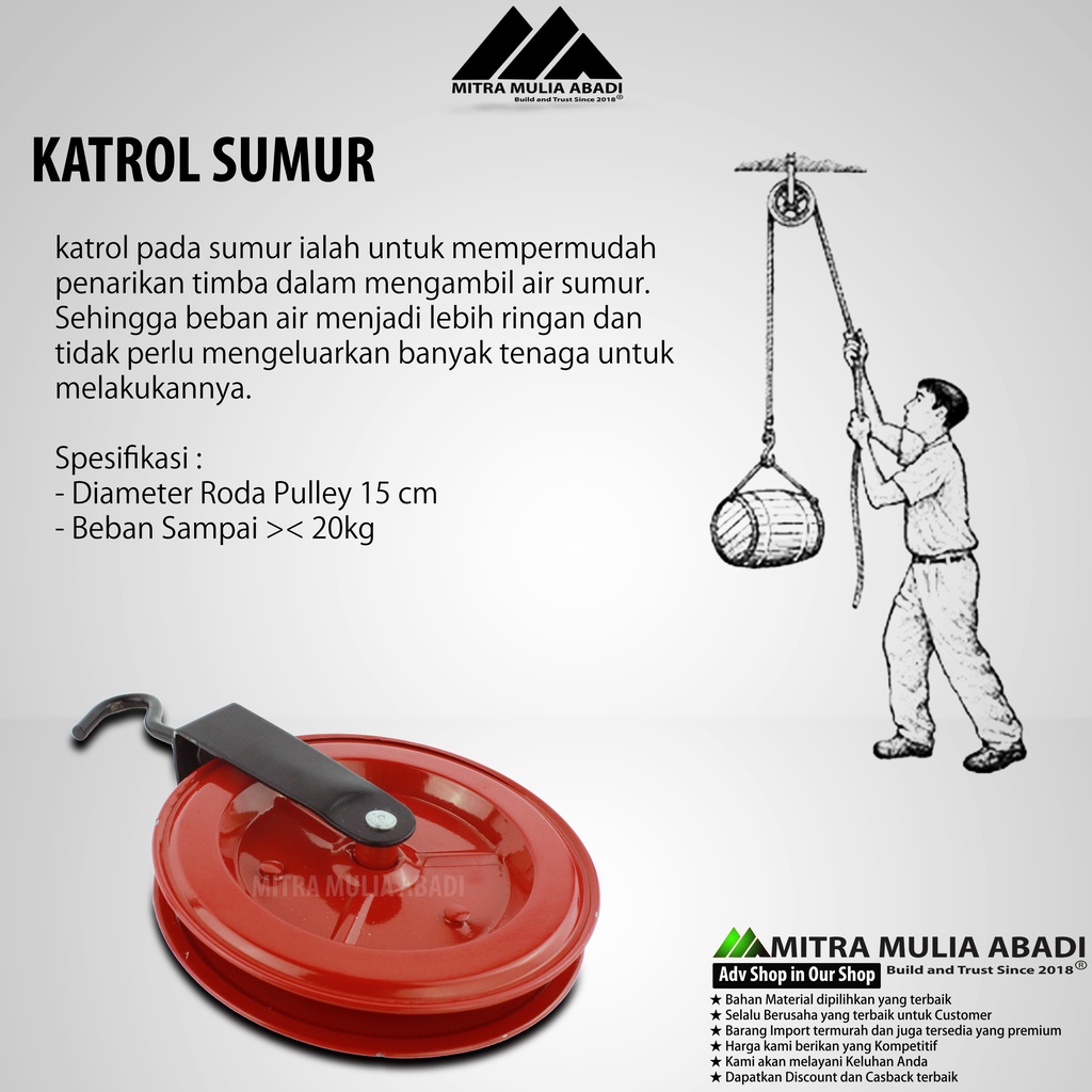 Katrol Sumur | Kerekan Timba