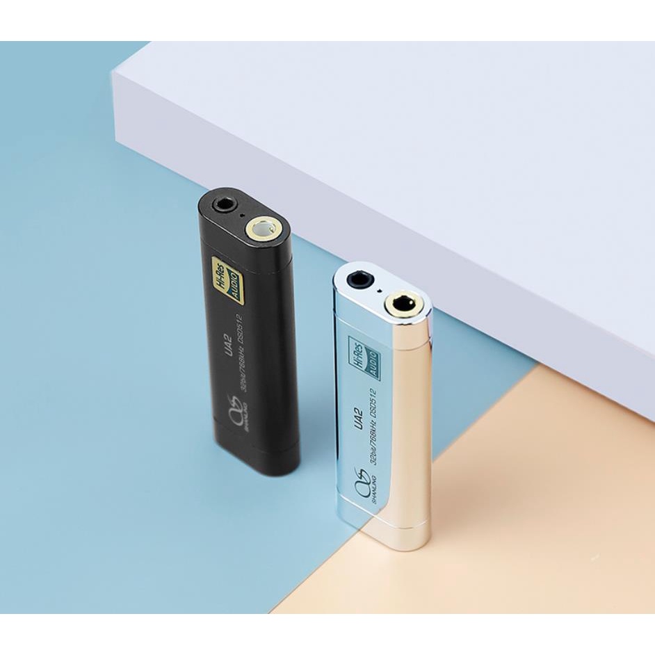 Shanling UA2 ES9038Q2M DAC DSD512 Balanced Portable Decoding Ear Player Type C to 3.5mm 2.5mm Mini Player High Resolution Connectable Switch UA1 Upgrade version