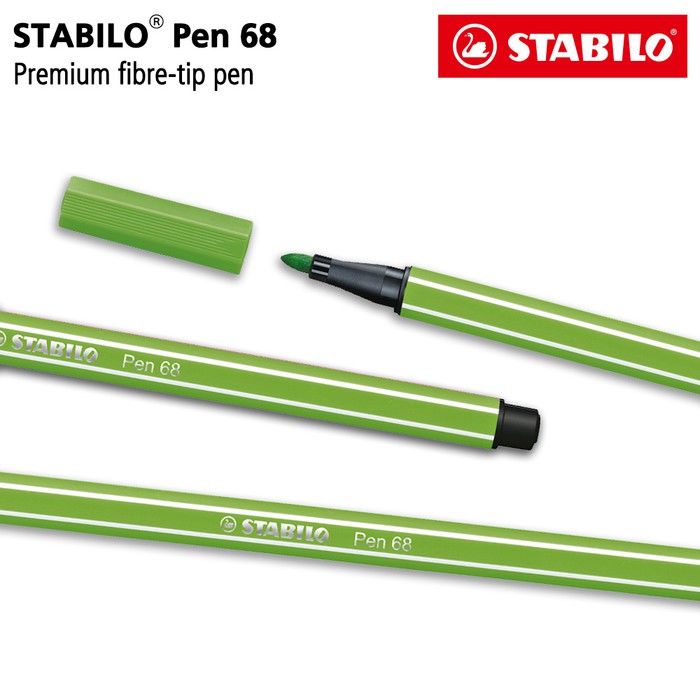 

Stabilo Pulpen - Stabilo Warna Warni - Highlighter Stabilo Pen 68 Light Green 1 Pcs / Highlighter