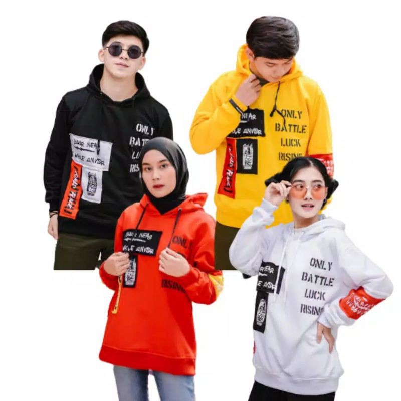 ONLY BATTEL HOODIE || SWEATER HOODIE COMBI #OBH