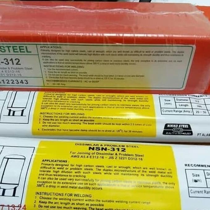 Wire | Kawat Las Stainless Nikko Steel Nsn 312 3.2 Mm Problem Steel