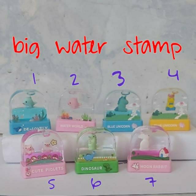 

Water stamp boneka UNICORN bisa utk SIP/NIP/NIK