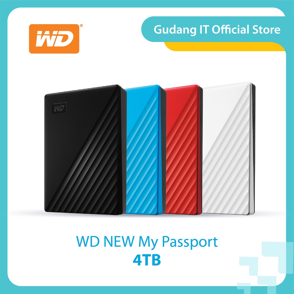 WD NEW My Passport 4TB