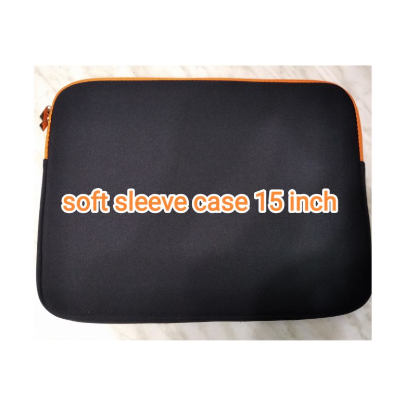 soft sleeve case laptop 15 inch list orange