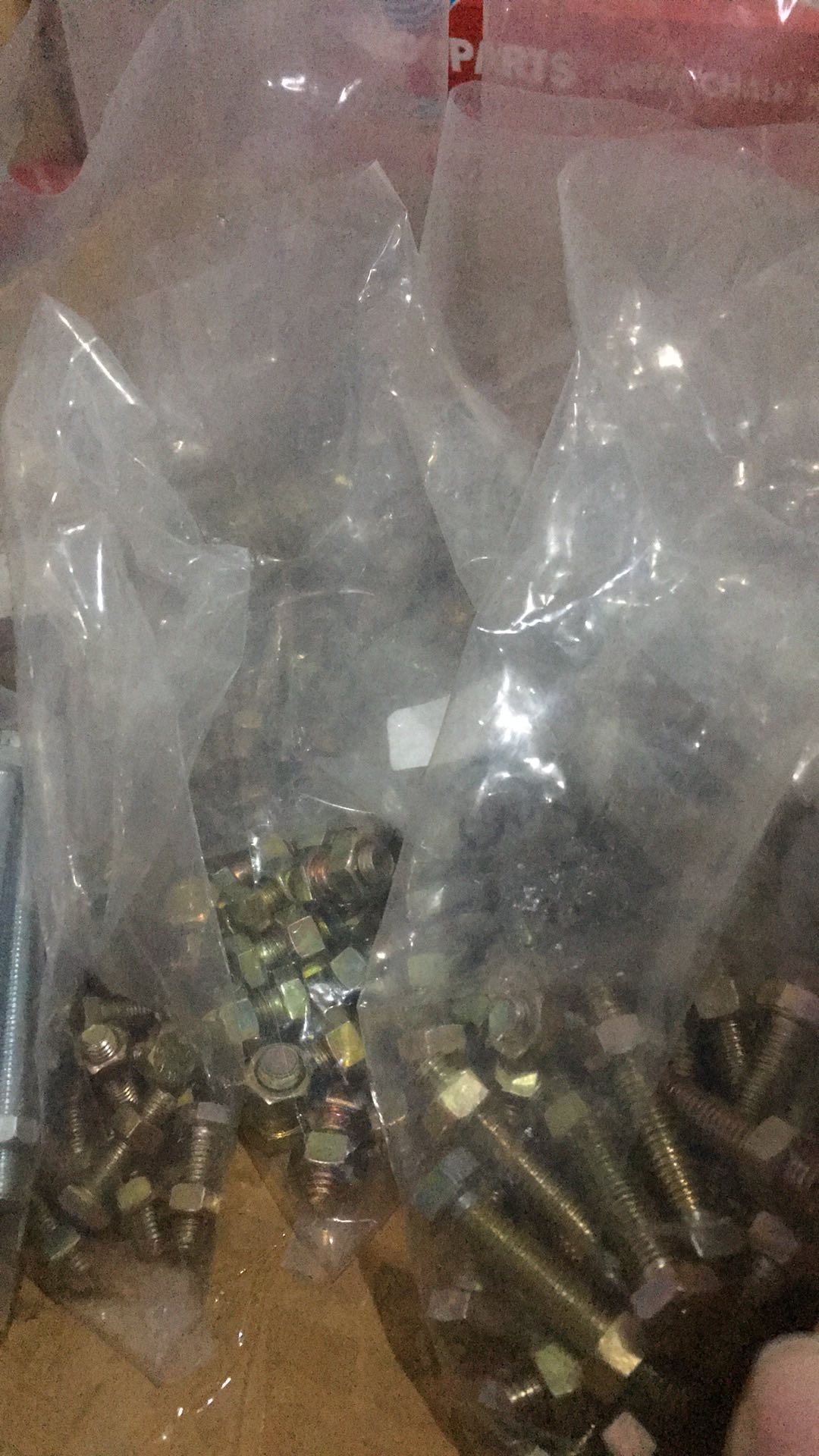 M8x20 Baut Mur Hexagon Kuning Bmk Hex 8x20 Kunci 12 Galvanis  (isi 10pcs)