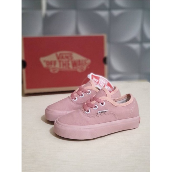 Sepatu Anak Vans autentic Pink Size 16 - 35 Premium Quality