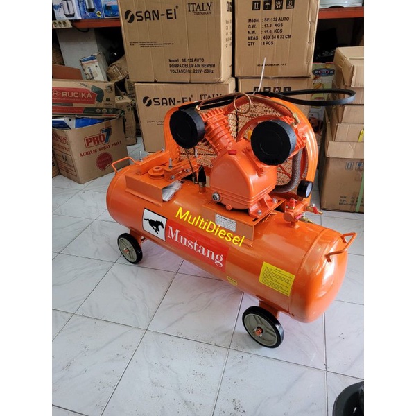 Tabung Kompresor 1 Hp | Kompresor Angin MUSTANG 1Hp