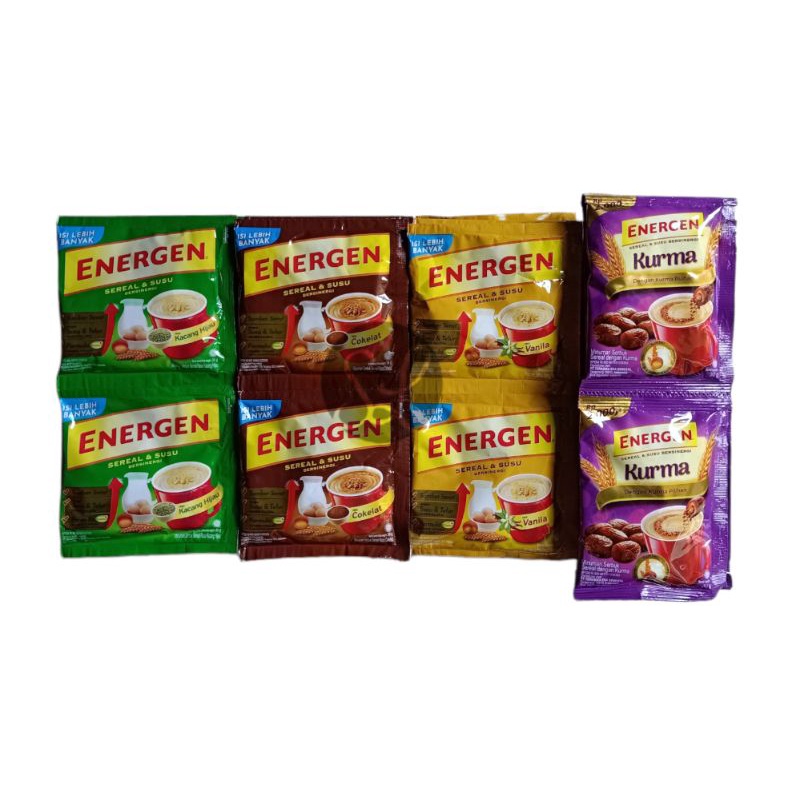 Energen Minuman Sereal Sachet Renteng 29g Susu Energen Sachet Sereal &amp; Susu Bersinergi Renceng Isi 10pc Sachet