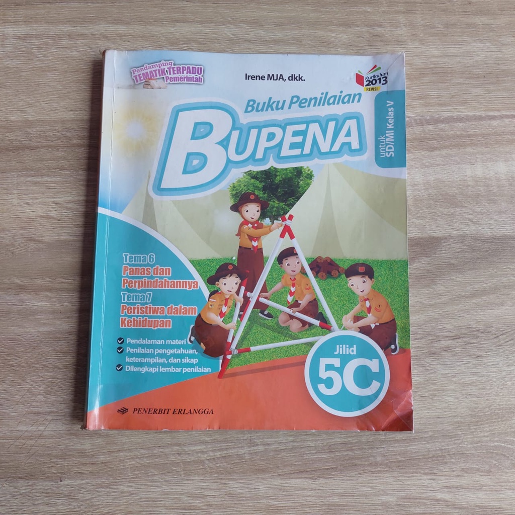 

BUKU PENILAIAN BUPENA UNTUK SD/MI KELAS V/5 JILID 5C ERLANGGA