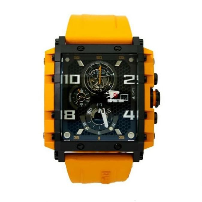 Expedition 6757 Mcripbayl Exp 6757 Mc - Jam Tangan Pria Original Karet Akalipa