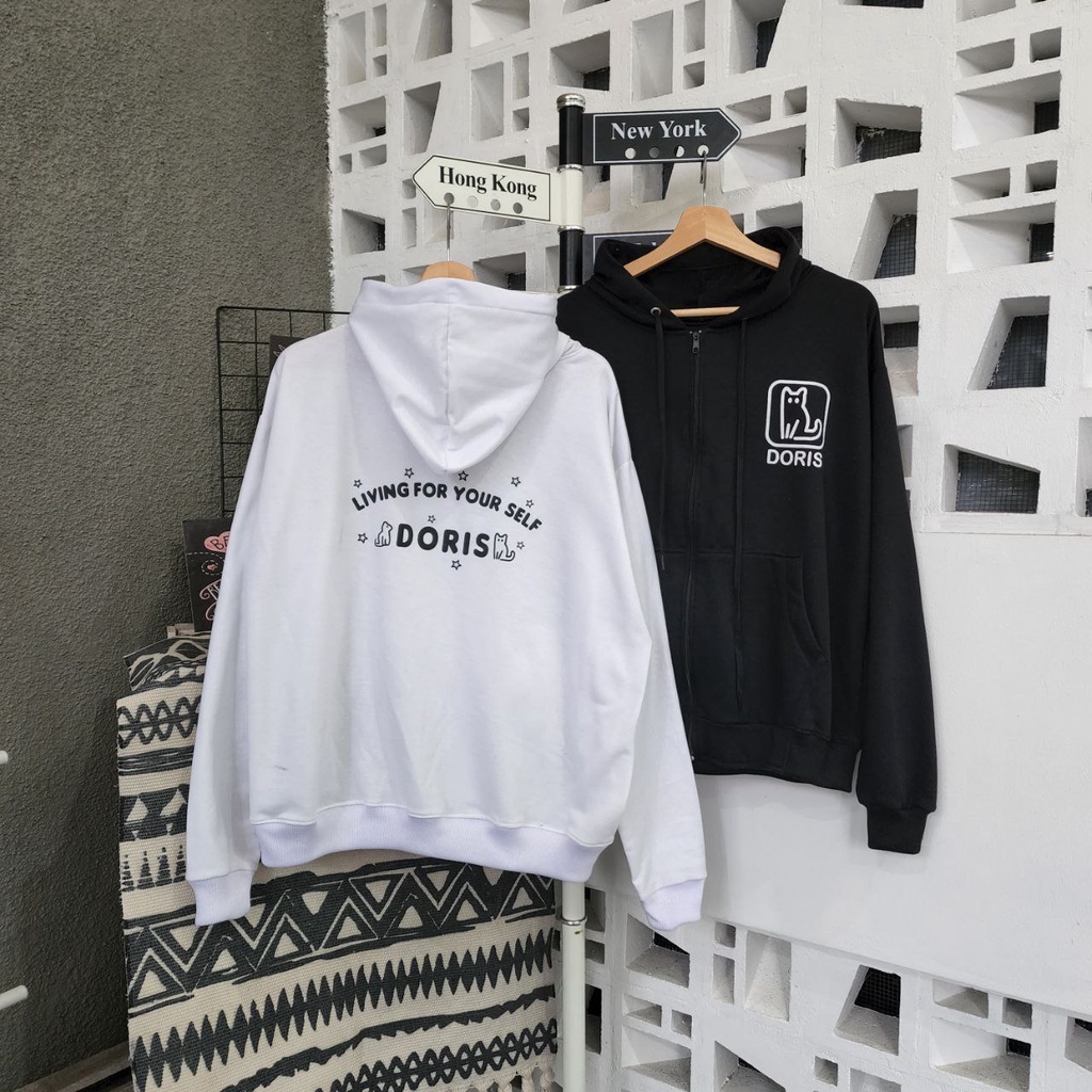 [ COD PROMO ] DORIS ZIPPER JAKET / JACKET  HOODIE TERBARU / JAKET HOODIE UNISEX / JAKET HOODIE KOREAN STYLE / OOTD HIJAB / OOTD KEKINIAN / OOTD KOREAN STYLE / HOODIE BAHAN FLEECE TERBBARU /JAKET HOODIE MURAH