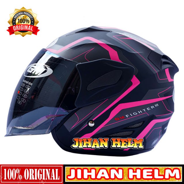 HELM / GM HELM / HELM GM / HELM GM FIGHTER GV2 PINK DOFT TERMURAH