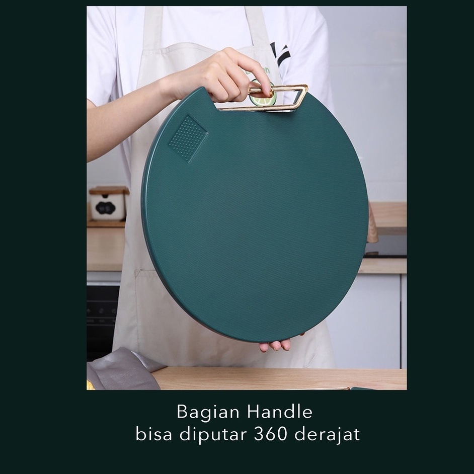 Talenan Viral Talenan PE Anti Jamur CUTTING BOARD PREMIUM Dapur Hijau Emerald Kualitas Premium Tebal Serbaguna Desain Modern Elegan