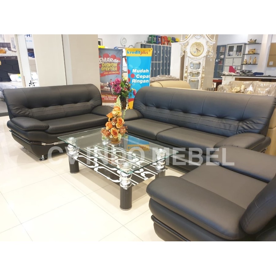 Sofa minimalis mewah kursi tamu premium berkualitas ready makassar