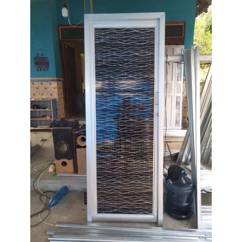 PINTU KAMAR MANDI GALVALUME+PVC