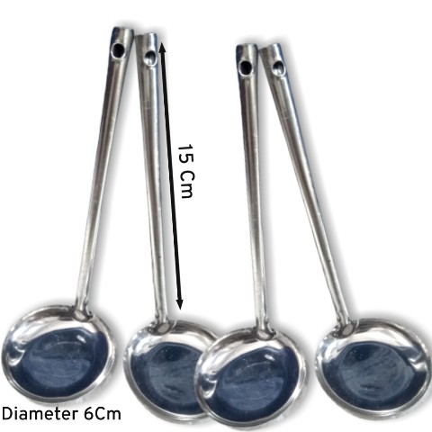 (TERMURAH) IRUS STAINLESS KECIL / SENDOK SAYUR / SENDOK TAKAR IRUS ANTI KARAT IRUS DAWET IRUS KOLAK