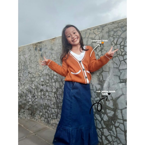 ROK JEANS ANAK // COD / BAYAR DI TEMPAT //