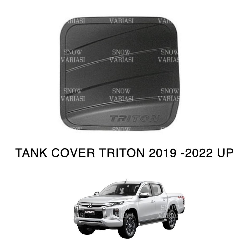 Tank Cover Mitsubishi Triton 2019 2022 Hitam Chrome