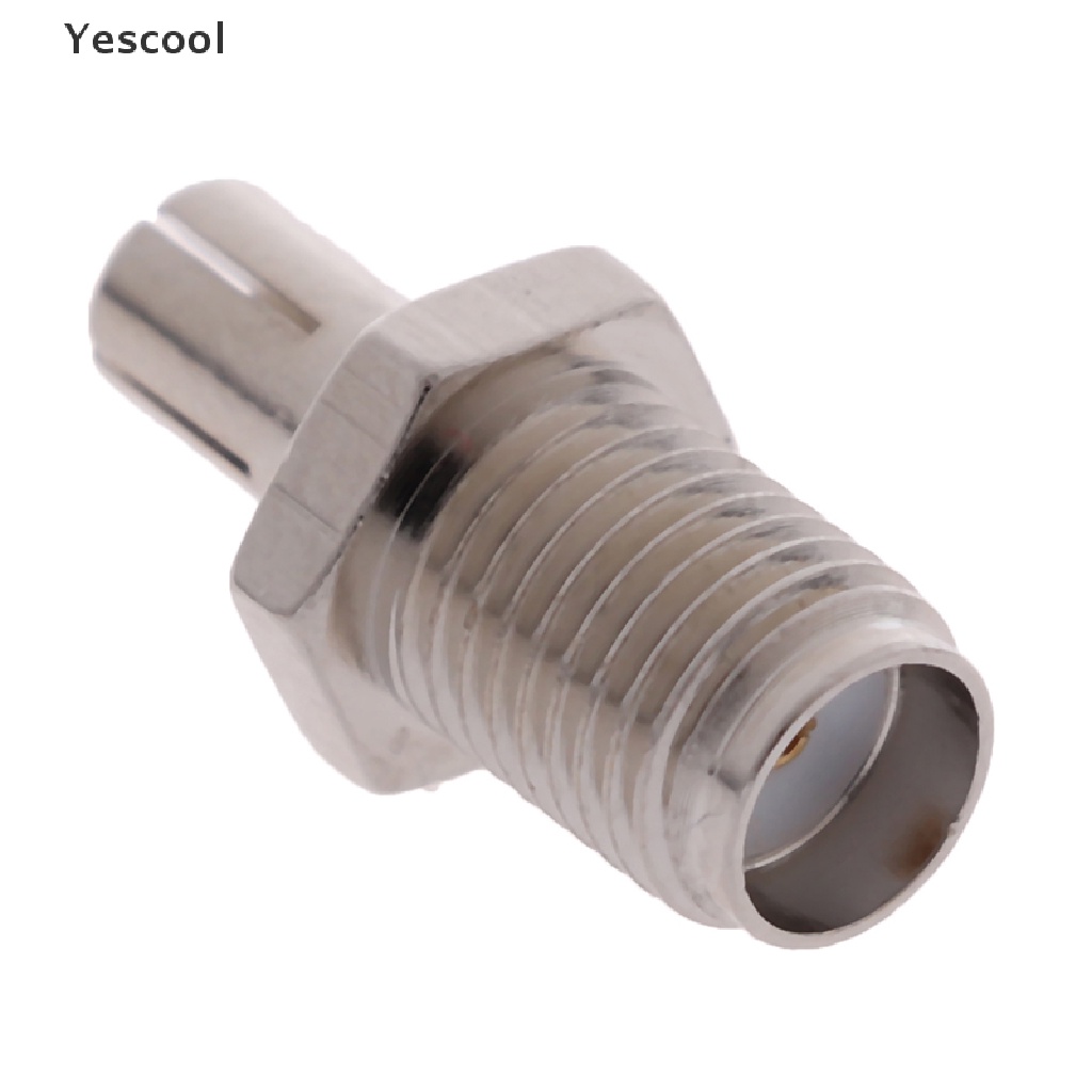 Yescool 2pcs Adapter Konektor Jack SMA Female Ke TS9 Male RF Coaxial