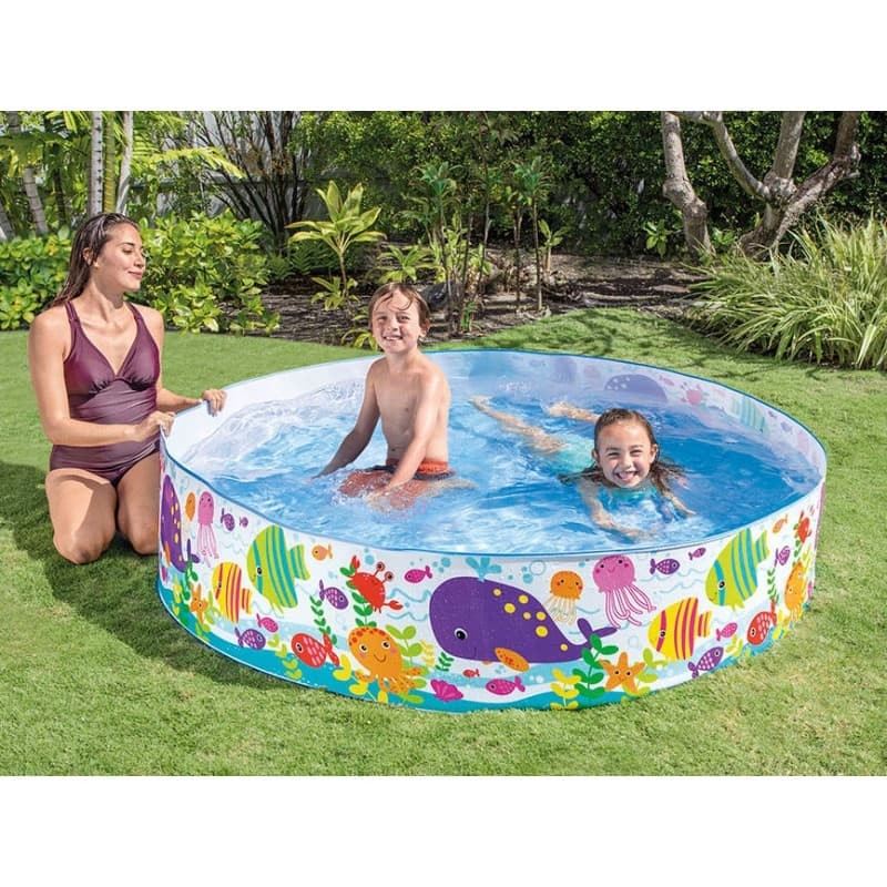 Kolam Anak / Kolam Renang INTEX Tanpa Pompa 183 cm SNAPSET POOL 56452