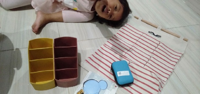 [termurah] Kotak Penyimpanan Make Up / Atk Plastik Multifungsi Zt3078 Murah