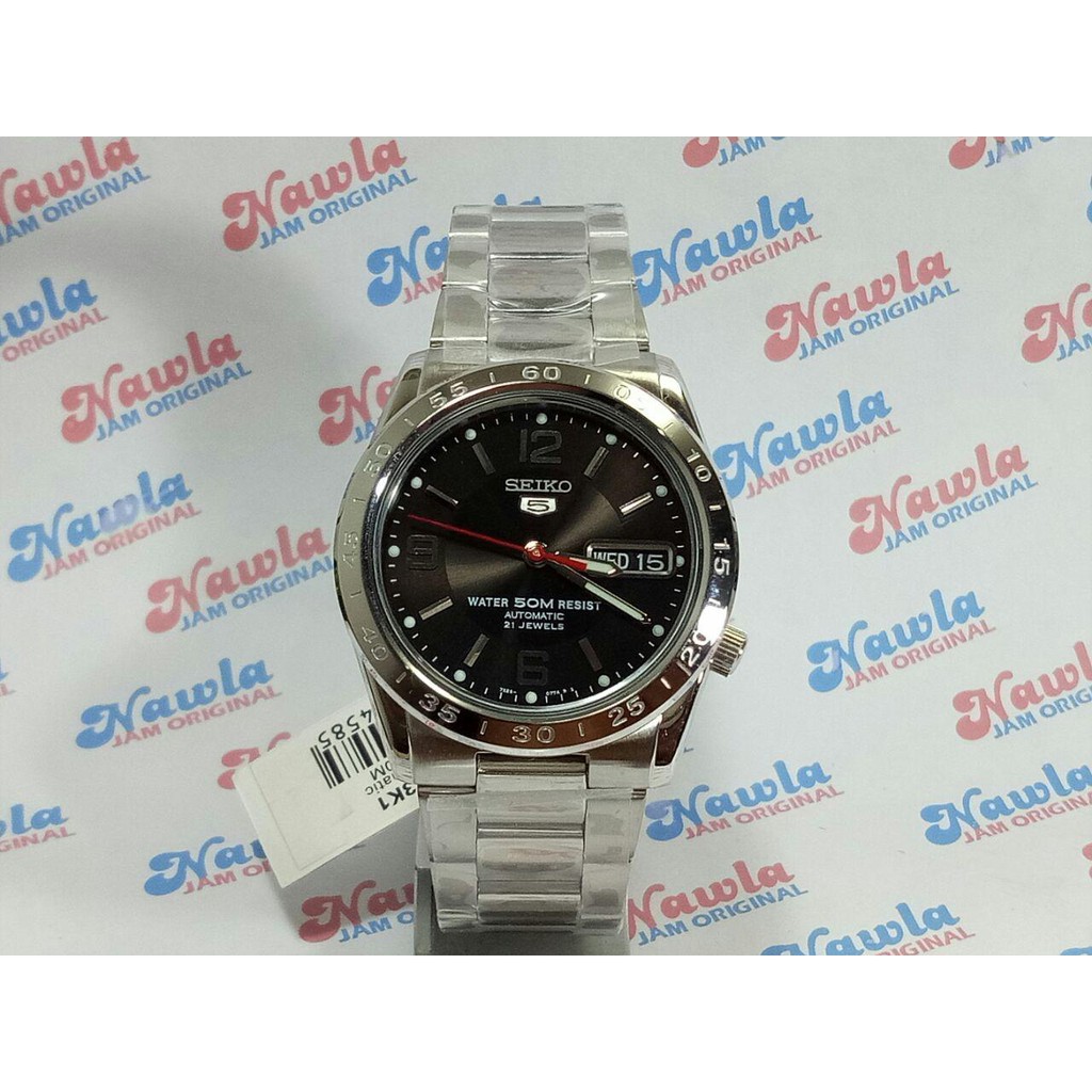 Seiko 5 SNKE13K1 Automatic Black Dial | Jam Pria SNKE13