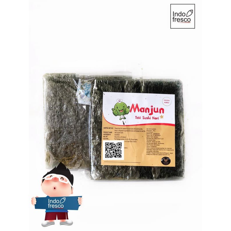 

PROMO MANJUN YAKI SUSHI NORI- DRIED SEAWEED- RUMPUT LAUT SUSHI 50PC TERMURAH