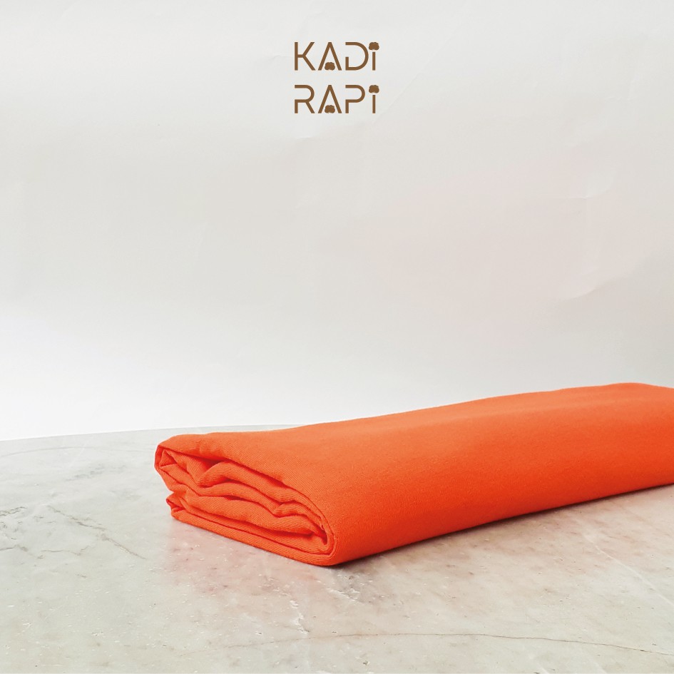 KAIN KATUN COMBED 20S CARROT+RIB REAKTIF