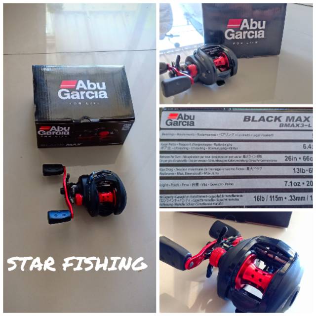 Reel BC Abu Garcia Black Max BMAX3-L ORIGINAL