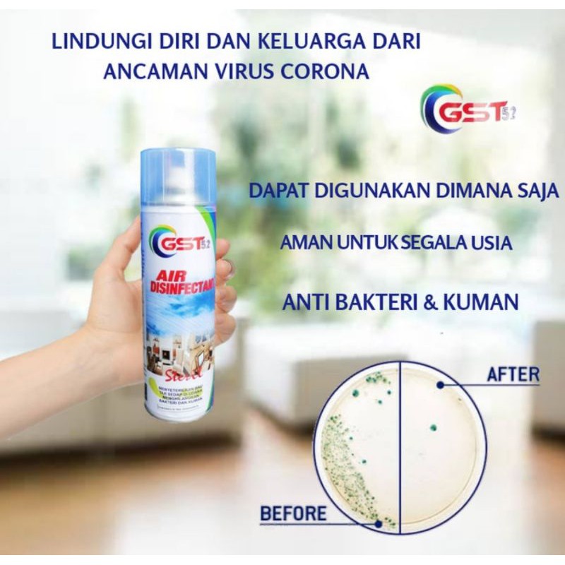 Air Disinfectant Disinfektan GST52/ Disinfektant Disinfektan spray 500ml