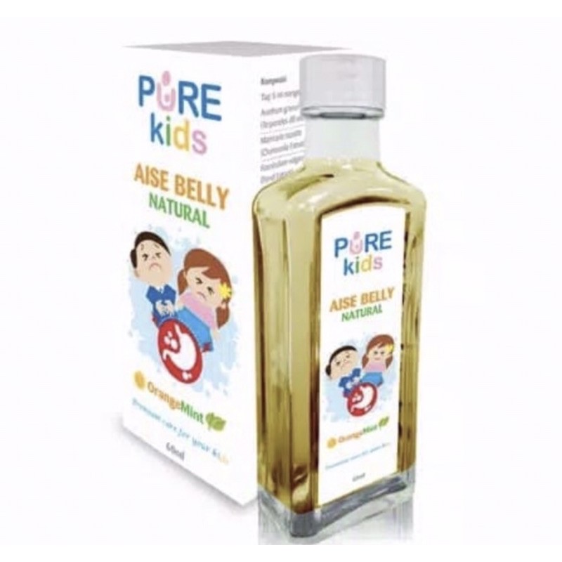 Pure kids aise belly 60 ml ( meredakan kembung pada bayi )