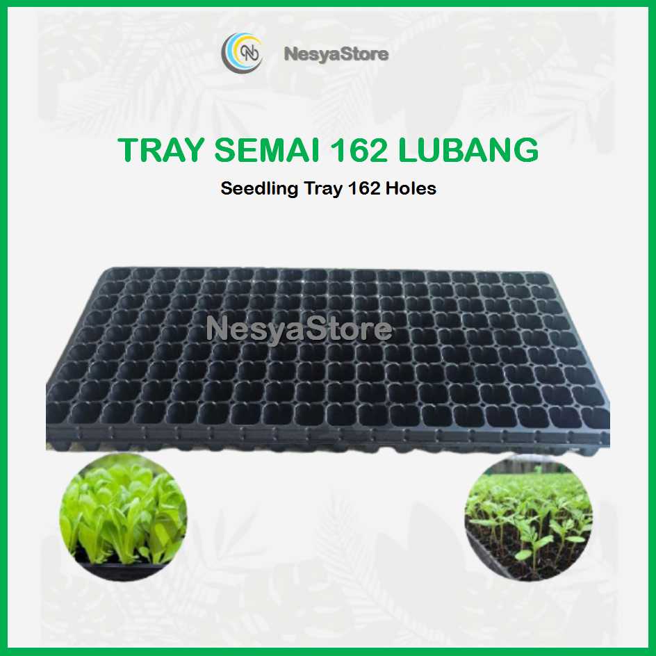 Tray Semai 162 Lubang Traypot Pot Bibit Tray Biji - Tray Semai