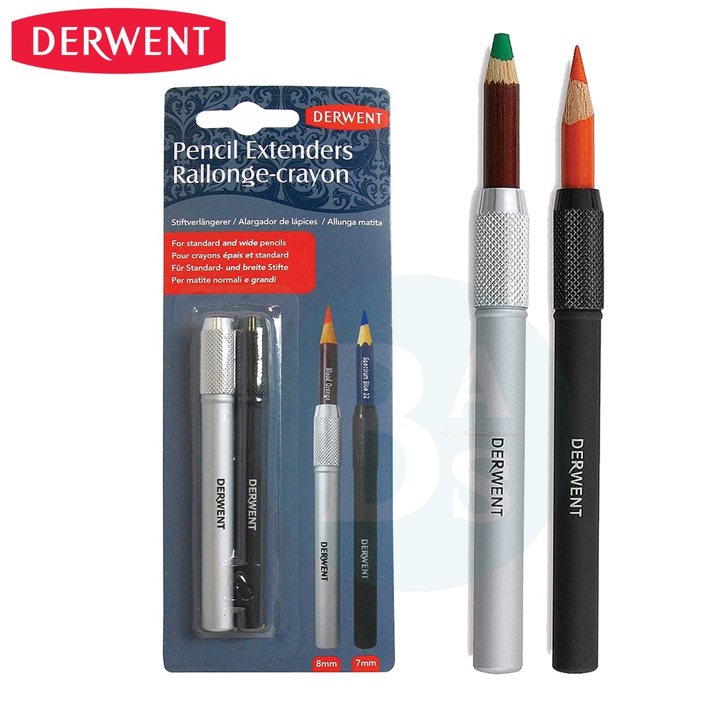 

Pencil Extenders Set 8mm & 7mm - Derwent