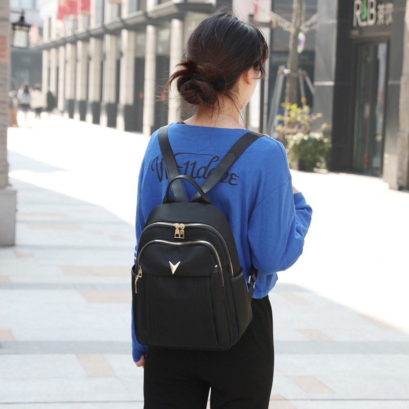 TAS RANSEL WANITA KOREA ANTI AIR HITAM KERJA EVROS CEWEK TA570B5 IMPORT PREMIUM BACKPACK KULIAH SEKOLAH PUNGGUNG REMAJA KEKINIAN MURAH GENDONG BATAM