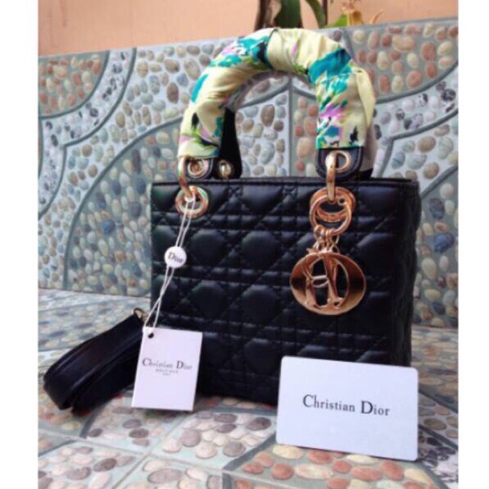 Tas Wanita murah cewek import batam fashion branded CELINE CABAS CROCO Hitam Best Seller Cantik G0R2