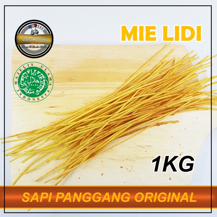 

⭐ COD ⭐ Mie Lidi / Lidi-lidian / Mie Jepang Kiloan / netto 1 kilo - Sapi Panggang