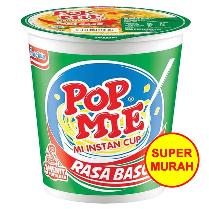 

Pop Mie Baso Spesial Jumbo Mie Instan 75 Gram | 75gr